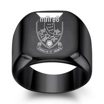 Owl Viking 18MM Laser Engraved Stainless Steel Ring for Men Size 13
