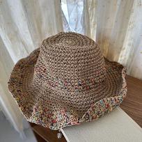 Women's Slimming Straw Bucket Hat - Wide Brim Summer Sun Protection
