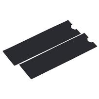 uxcell M.2 2280 SSD Heatsink, Black Copper, NV02 Standard Version, 74x21x0.2 mm, Copper Tone, 2pcs