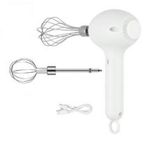 Effort-saving Cream Whisk with Lantern Replacement Head Automatic Food Mixer  Butter White 3 Pcs