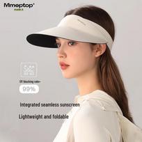 MMOPTOP Women's UV Protection Sun Visor Hat Head Circumference 40-60cm