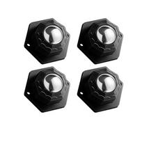 4PCS 360° Rotation Universal Wheel Self-Adhesive Furniture Caster Mini Universal Pulley  Furniture juoda