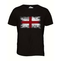 Men'S England St. George'S Cross T-Shirt - Vintage England Flag Design, Breathable Crew Neck Shirt, Perfect for Football Fans, Retro Streetwear And S