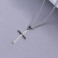 Retro Cross Pendant Necklaces for Women Men Gothic Steampunk Skull Necklace Chain Hip Hop Jewelry Gifts