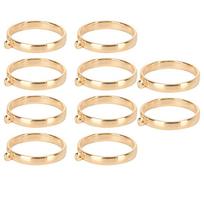 10PCS Round Hollow Frame Pendants Smooth Edges Golden Color Open Bezel Pendants Alloy Hollow Mold Open Frame Pendants