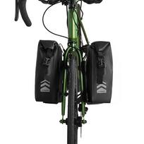 6L Bike Fork Bag Bicycle Front Bag Waterproof Bicycle Fork Bag Large Capacity with Reflective Strips for Bikepacking Touring China Mainland