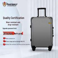Unisex Spinner Carry-On Luggage 20 inch tamsiai pilka spalva