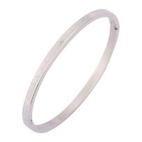 Women's Stainless Steel Electrocardiogram Bracelet - 4mm/6mm Wide, Three Colors Available.