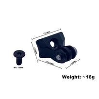 Aluminum Bike Computer & Light Mount for Madone SLR Handlebar - Garmin Edge & GoPro Compatible