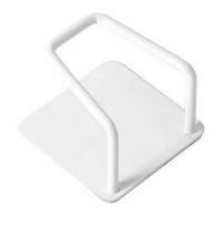 Sponge Rack Kitchen Sink Drain Drying Storages Shelf Toilet Bathroom Sponge Holder Cleaning Sponge Rack Hooks Accessories Tools White-1Pcs