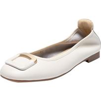 ZHR Women's Elegant Low-Cut Soft Flat Moccasins BK106 38