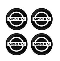 56mm Aluminum Alloy Car Wheel Center Decal Hub Sticker For Nissan X-trail Qashqai Note Juke leaf Sentra Patrol Car Styling