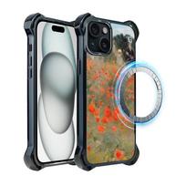 Etui Do Iphone 15 Plus Ibizu Dropguard Ultra Z Magsafe, Claude Monet, Pole Maków
