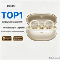 Philips TAT3469 Open-Ear Clip-On Wireless Bluetooth Headphones