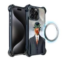 Etui Iphone 15 Pro Ibizu Dropguard Ultra Z Magsafe, Rene Magritte, Syn Człowieczy