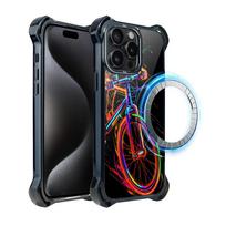 Etui Do Iphone 15 Pro Ibizu Dropguard Ultra Z Magsafe, #Electromove, Rowerowa Wibracja