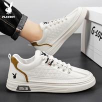 PLAYBOY Men's Casual Low-Top Skate Sneakers 42