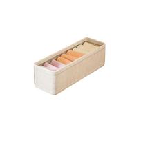 1/2/4pcs Multi-functional Slot Clothing Storage Boxes Folding Stacking Underwear Socks Storage Box Home Wardrobe Organizer