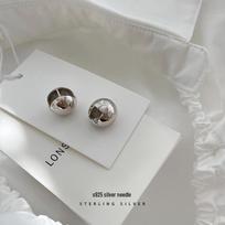 Retro Geometric Hoop Earrings: Stylish Round Ball Backs, Cool & Exaggerated Hip Hop Fashion