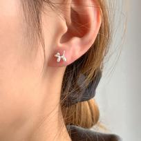 Sterling Silver Balloon Dog Stud Earrings: Simple, Delicate, Cool Style for Women 925 Silver