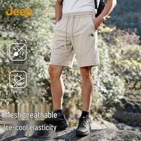 JEEP Men's Breathable 10A Anti-Bacterial Sports Shorts M