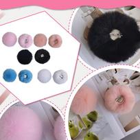 Pompom 5cm 6cm 8cm Ball Soft Pompon DIY Pompons For Keychain Sewing Scarf Hats Shoes Apparel Craft Supplies