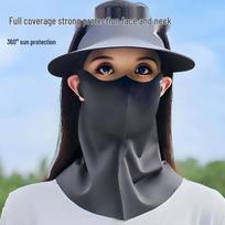 POLOMEISDO Unisex Ice Silk Sun Protection Full Face Mask F