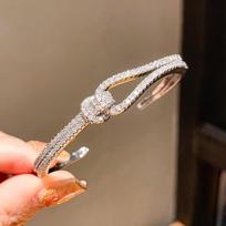 Minimalist Zircon Cross Cuff Jewelry For Women Sophisticated Light Luxury Style