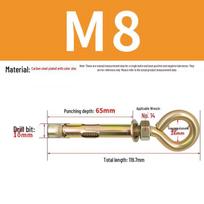 Galvanized Carbon Steel Expansion Eye Bolt Anchor