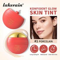 Lakerain Glow Skin Tint Foundation Long Lasting Moisturizing Even Skin Tone Concealer Sunscreen Brighten Face Cosmetics