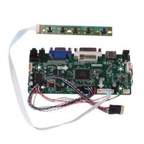 Valdiklio plokštė LCD HDMI DVI VGA garso kompiuterio modulio tvarkyklės „pasidaryk pats“ rinkinys 15,6 colių ekranas B156XW02 1366X768