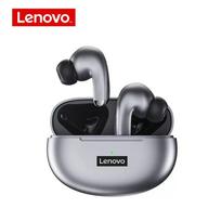 Lenovo LP5 Mini Bluetooth ausinės 9D stereofoninės vandeniui atsparios belaidės ausinės, skirtos iPhone 13 Xiaomi Bluetooth ausinėms su mikrofonu pilka