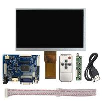 7 colių LCD ekranas, monitoriaus tvarkyklės valdymo plokštė 2AV su HDMI suderinama VGA, skirta Raspberry Pi Banana / Orange Pi mini kompiuteriui