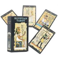 78vnt Egipto Taro kortos Oracle kortos, skirtos būrimui Likimas Taro štampavimas Atsparus dilimui stalo žaidimas