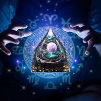 Orgonito piramidė Zodiako žvaigždynas Avinas Ametistas