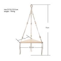 Nook Floating Shelves Wood Home Corner Storage Shelf Living Room Bedroom Wall Hanging Door Decor Triangle Shelf Display Stand