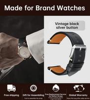 „WatchBand“ greitai atleidžiamas laikrodžio apyrankė Italija, augališkai rauginta oda, skirta „Huawei Galaxy Watch“, 22 mm karvės laikrodžio apyrankės odinis dirželis 24mm