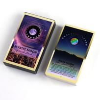 10,3*6 cm Mystic Moon Oracle Deck 44 kortelių Mėnulio magijos kaladė | Mėnulio ritualinės kortelės | Raganiškos mėnulio kortelės