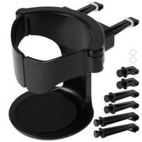 Universal Car Air Vent Drink Cup Bottle Holder Adjustable Anti-Slip Maximum Load Capacity1kg for Car Golf Cart Truck and Caravan black