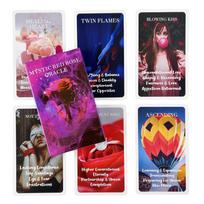 Mistiškos Raudonos Rožės Orakulo Kortų Žaidimas Meilės Likimo Vizijos Divinacijos Leidimas Tarot Žaidimo Lenta Kortų Rinkinys