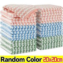 100/1PCS Super Absorbent Dishcloths Coral Fleece Cleaning Cloths Thickened Kitchen Washing Dish Rags Glass Windows Wipe Towels 1PC