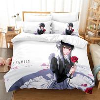 SPY×FAMILY Bedding Set Anime Quilt Cover Single Double Queen King Size With Pillowcase Boys Girls Bedspread 70x133cm 2pcs