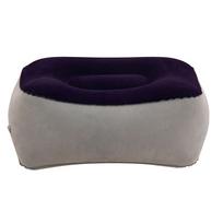 Minkšta Home Travel Leg Up Office Foot Relax Stool Cushion Footrest Pad pagalvė mėlyna