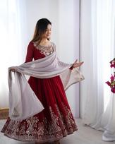 Indiškas dizainerio Anarkali suknelės Salwar kostiumas Moterims Bollywood vakarėliams Salwar Kameez M