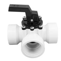 3 Way Diverter Valve Female G1‑1 2in Female Thread Plastic Replacement Part for Zodiac Jandy 4715 Swimming Pool Spa