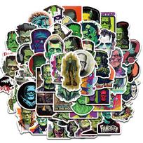 52PCS The Monster of Frankenstein Stickers Waterproof DIY Laptop Luggage Phone Scrapbooking for Waterproof Computer Sticker