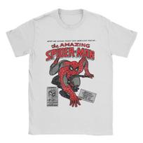 Žmogus-voras Spiderman Filmo Retro Komiksų Vyriški Marškinėliai Kūrybiški Marškinėliai Apvalia Kaklo Marškinėliai 100% Medvilnė Gimtadienio Dovana Viršutiniai Drabužiai S