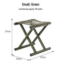 Portable Sturdy Folding Stool for Outdoors and Household Use