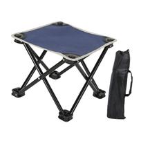 Camping Stool Recliner Foot Rest Sturdy Outdoor Folding Stool Practical Compact Foldable Footstool for Garden Beach Traveling