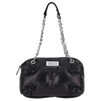 Maison Margiela Glam Slam Bowling Lazy Style Quilted Lambskin Cloud Pillow Handbag Women handbags Black S56WG0182P4300T8013 Basic Set (Bag+Dust Bag)